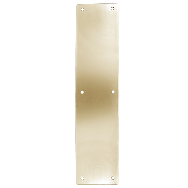 Trans Atlantic Co. 3.5 in. x 15 in. Bright Brass Push Plate GH-PP53-US3 - main